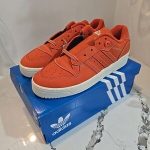 Adidas Rivalry Low - Collegiate Orange Women's Size 11 NWB